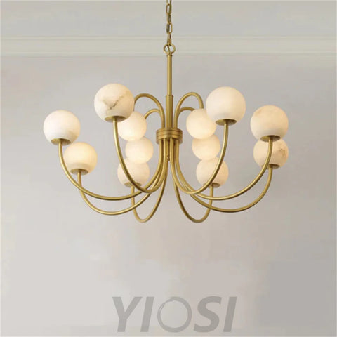 Milo Modern Marble Mhandelier Chandelier