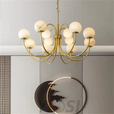 Milo Modern Marble Mhandelier Chandelier