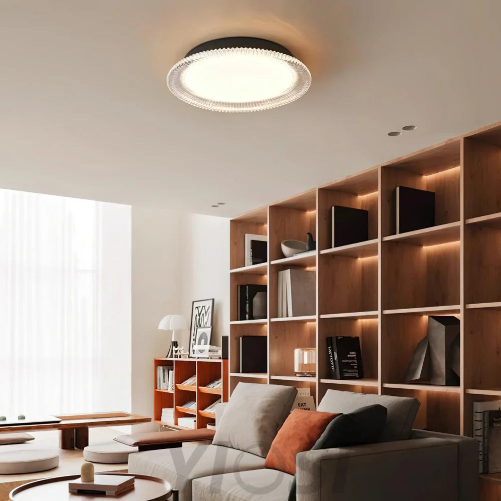 Mimi East Round Ceiling Lamp - Chloe, Flush Mounts-1-Yiosilamp
