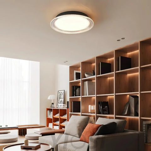 Mimi East Round Ceiling Lamp - Chloe, Flush Mounts-1-Yiosilamp