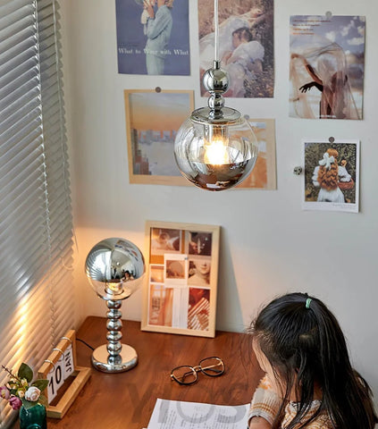 Mirrorball Pendant Light ∅ 5.9″ - Art Glass-1-Yiosilamp