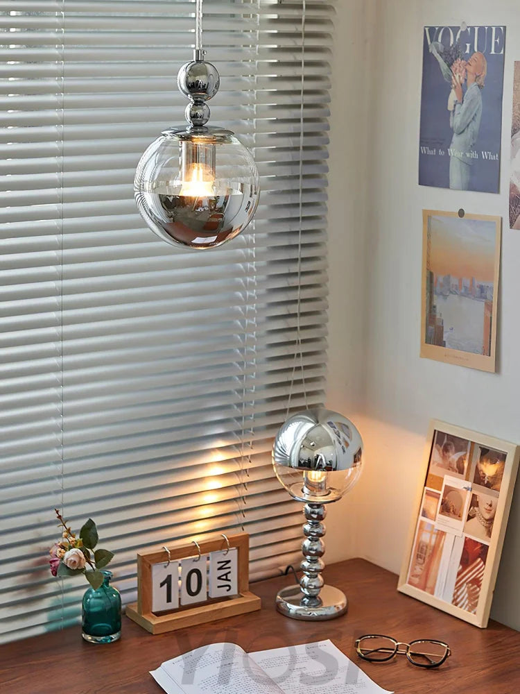 Mirrorball Pendant Light ∅ 5.9″ - Art Glass-1-Yiosilamp