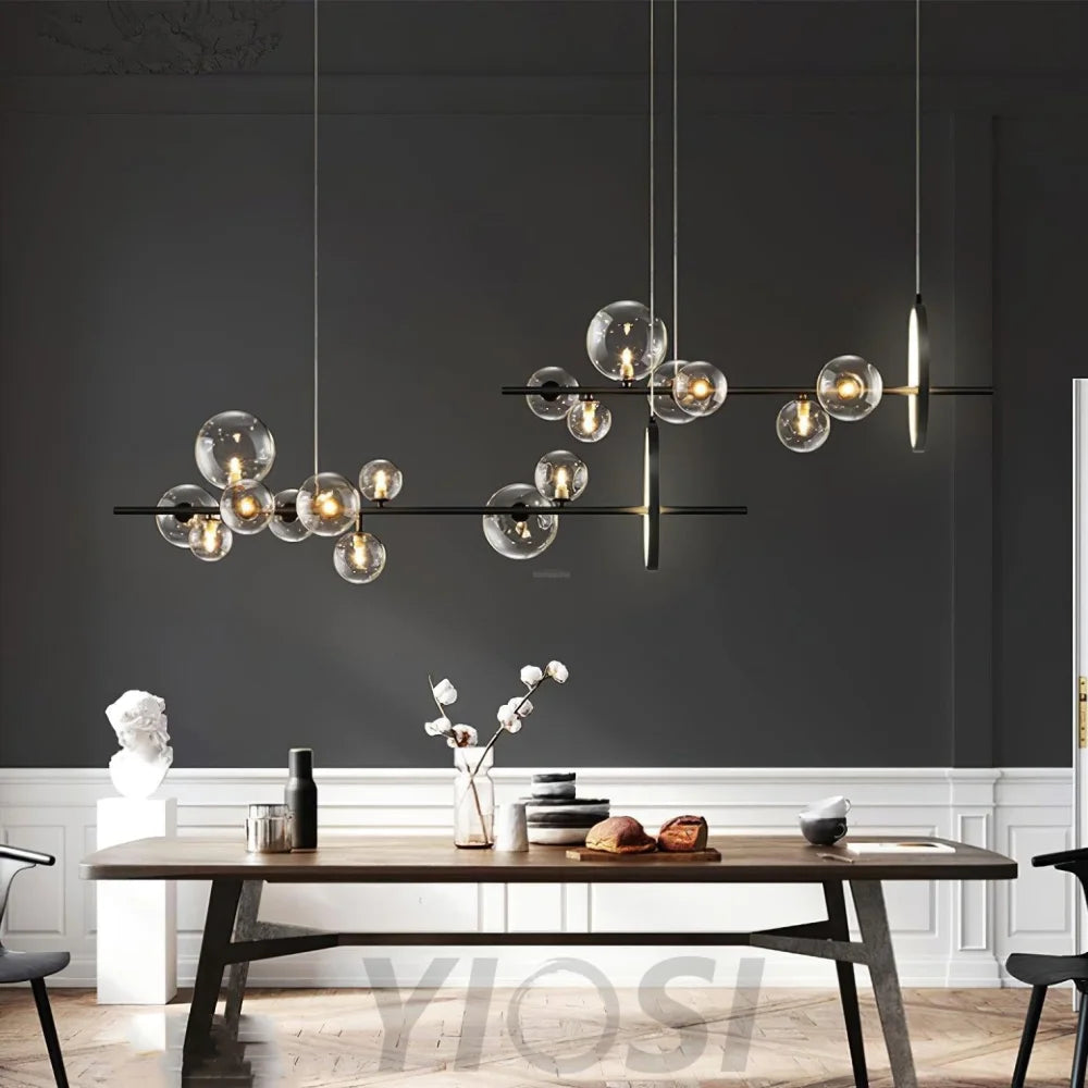 Mita Chandelier with 7/10 heads - Hailey-1-Yiosilamp