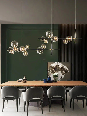 Mita Chandelier with 7/10 heads - Hailey-1-Yiosilamp