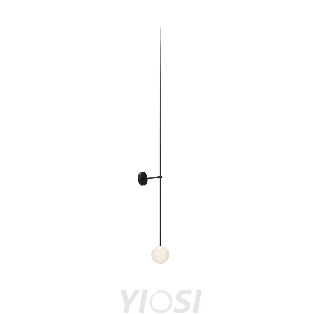Vakkerlight Mobile Wall Lamp – Sleek Gold & Black Metal Glass Light