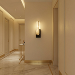 Yiosi Sculpted Form U-Curve Alabaster Wall Sconce - Image 3