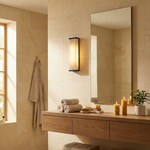 Yiosi Lantern Box Minimal Alabaster Panel Wall Sconce - Image 5