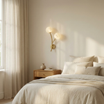 Yiosi Arbor Branch Dual Bud Alabaster Wall Sconce - Image 4