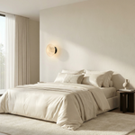 Yiosi Luna Disc Mini Puck Alabaster Wall Sconce - Image 4