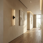Yiosi Linear Rod Slim Long Alabaster Stick Wall Sconce - Image 4