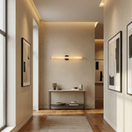 Yiosi Linear Rod Extra Long Alabaster Tube Wall Sconce - Image 4