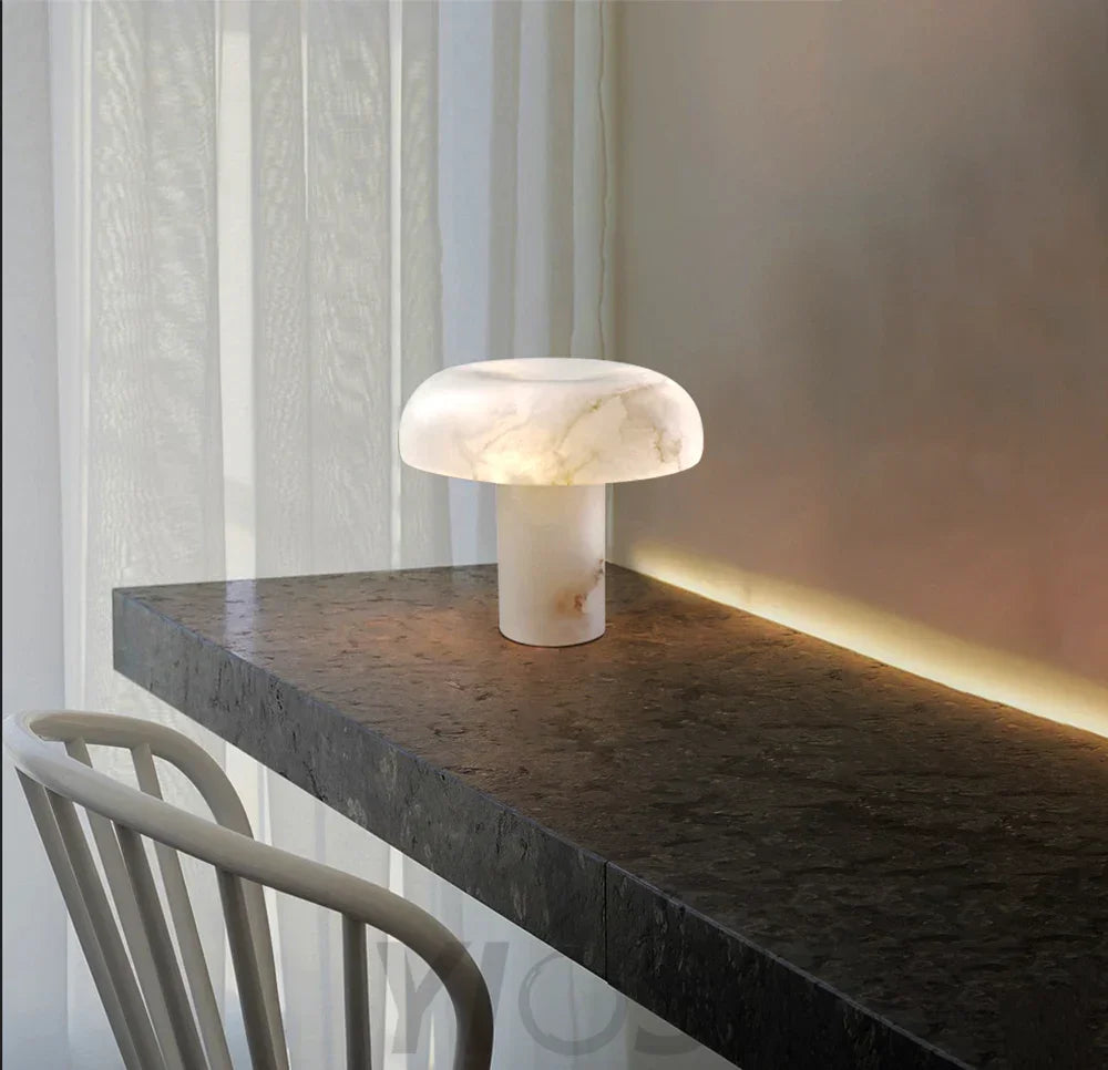 Modern Alabaster Habros Table Lamp