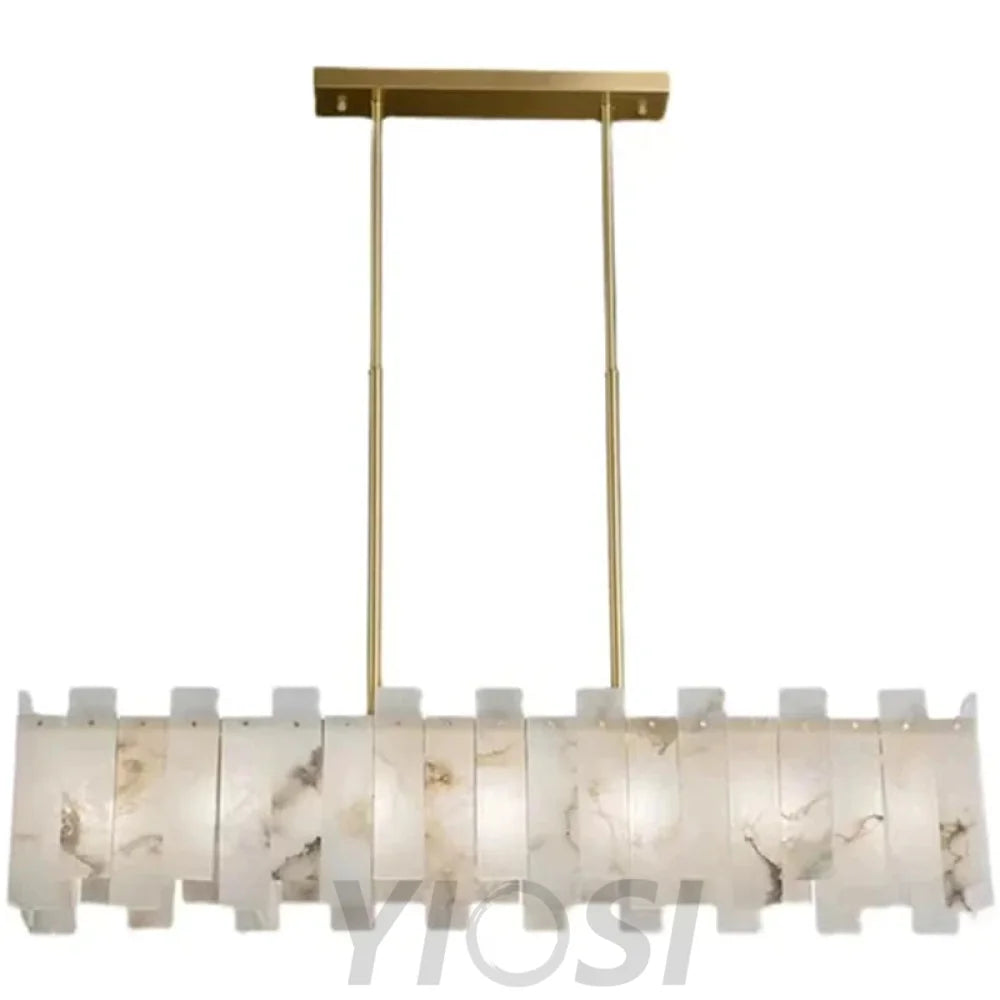 Modern Alabaster Linear Chandelier Chandeliers For Dining Room Stairways Foyer Bedrooms Kitchen