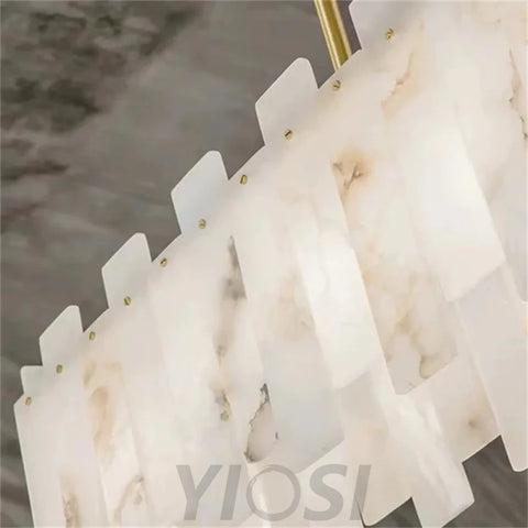 Modern Alabaster Linear Chandelier Chandeliers For Dining Room Stairways Foyer Bedrooms Kitchen