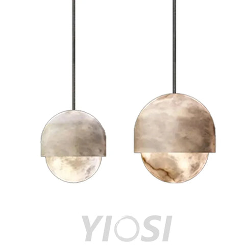 Modern Alabaster Pendant Light Yoko Chandelier