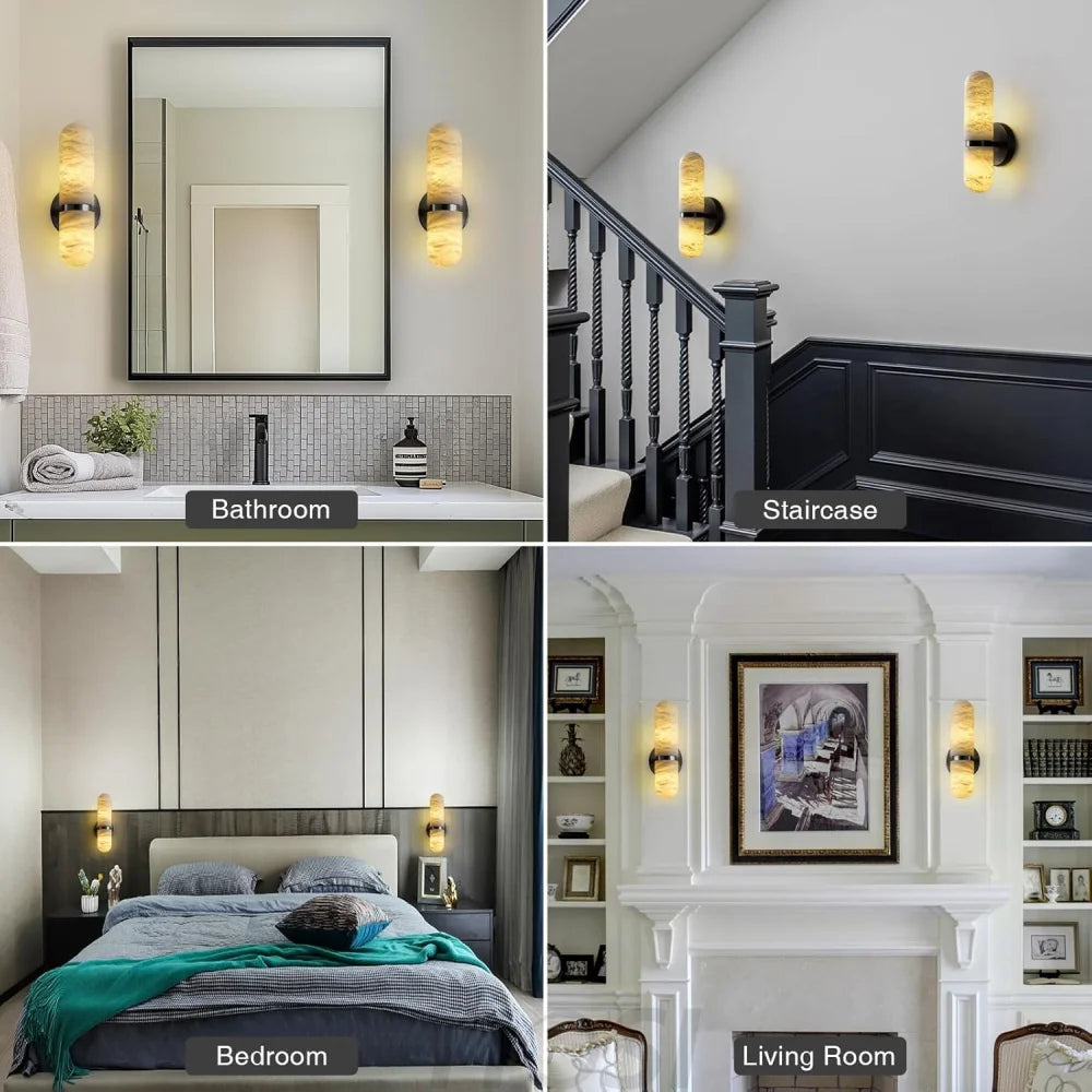 Modern Alabaster Wall Lamp
