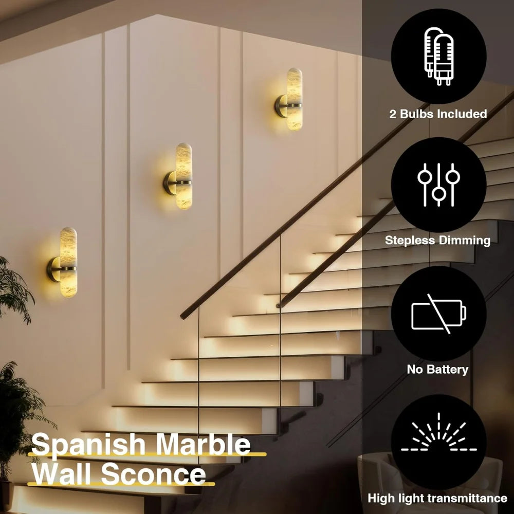 Modern Alabaster Wall Lamp