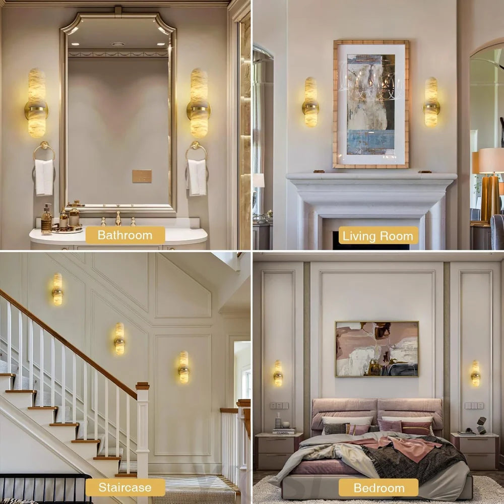Modern Alabaster Wall Lamp
