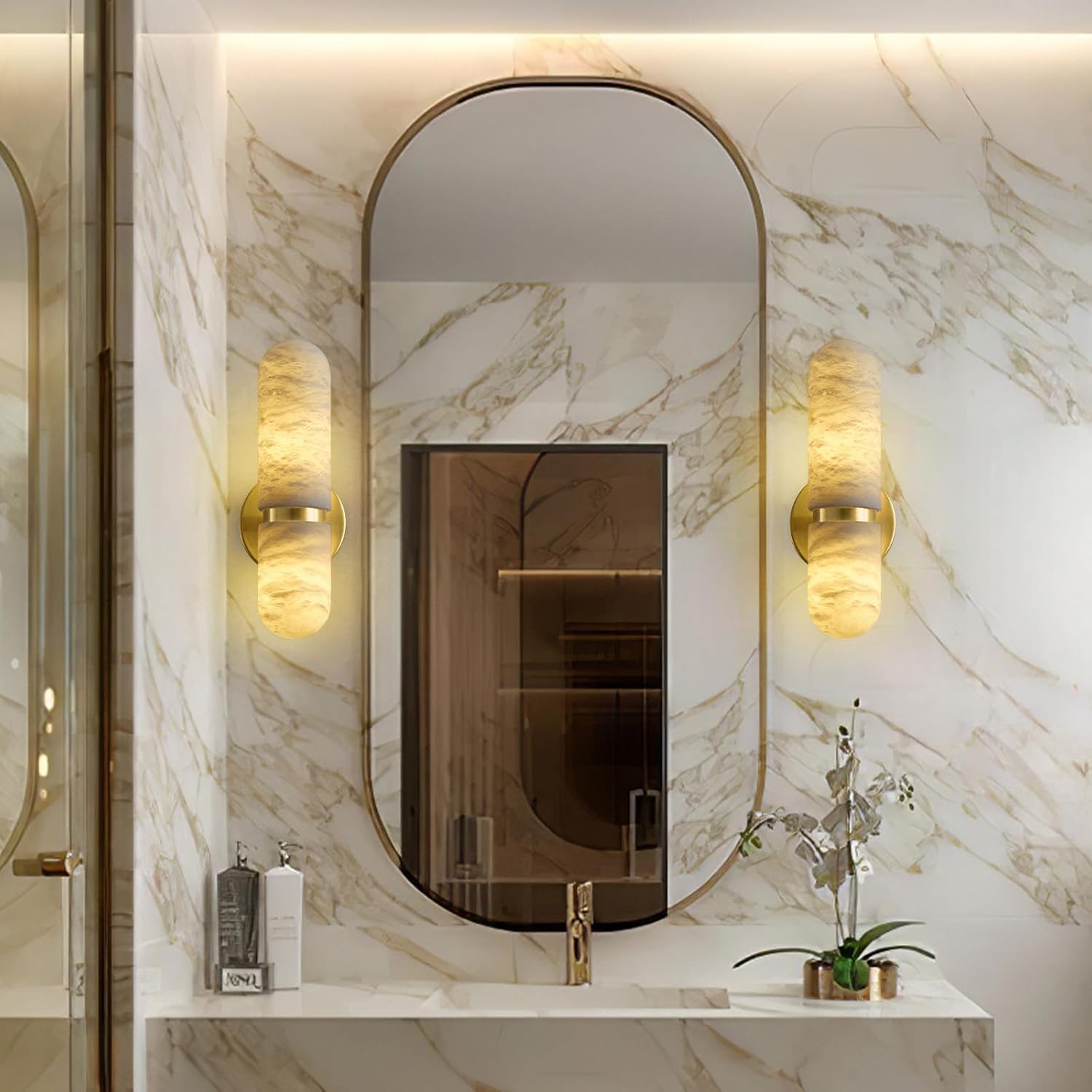 Modern Alabaster Wall Lamp