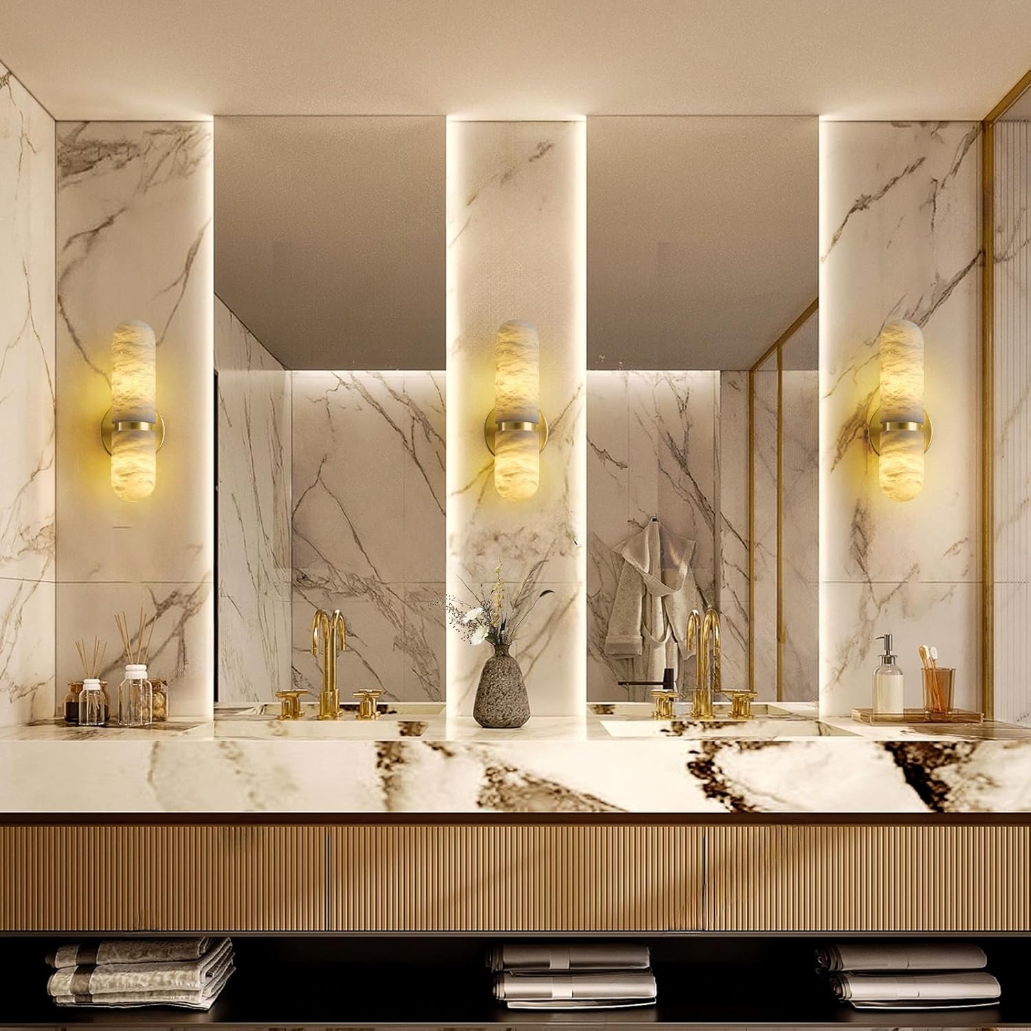 Modern Alabaster Wall Lamp