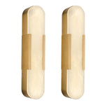 Modern Alabaster Wall Sconce - 2 Pack Gold / 19.7 in-2pk