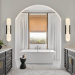 Modern Alabaster Wall Sconce - 2 Pack