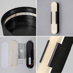 Modern Alabaster Wall Sconce - 2 Pack