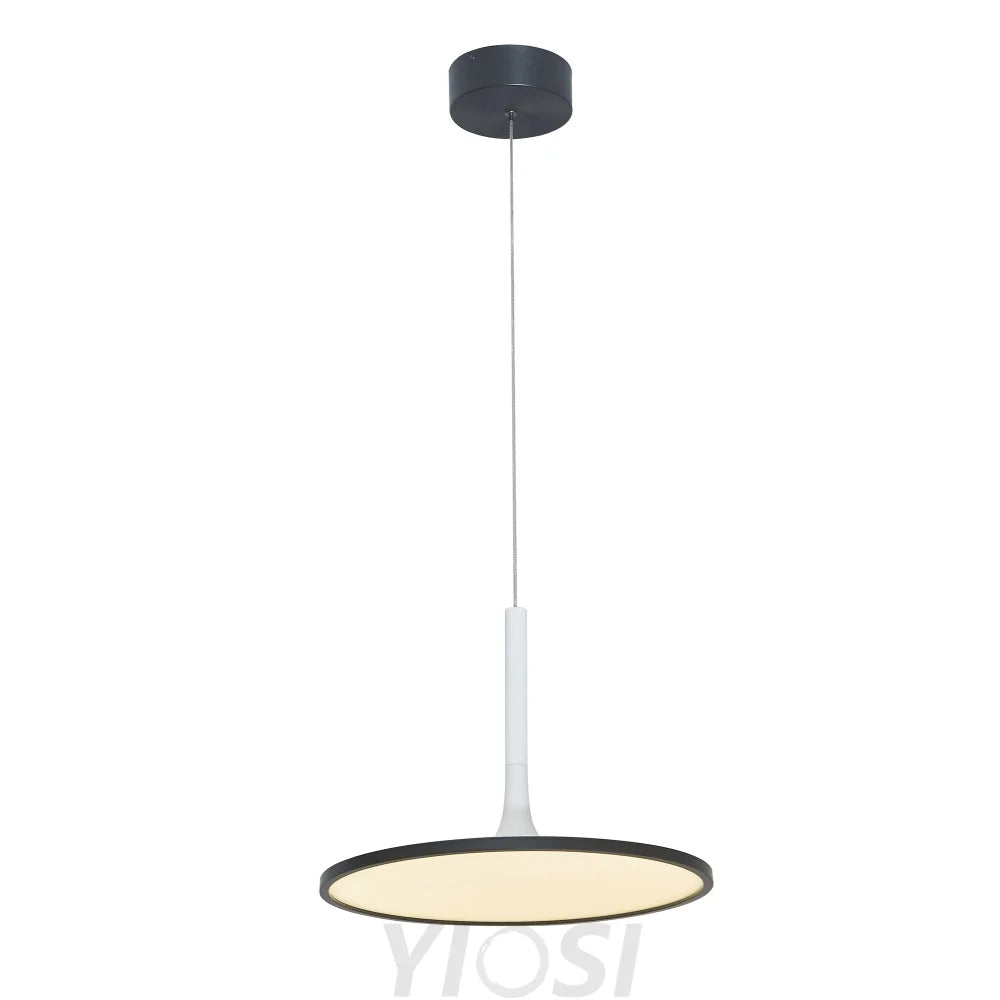 Modern Black & White Chandelier
