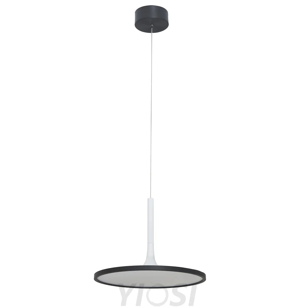 Modern Black & White Chandelier