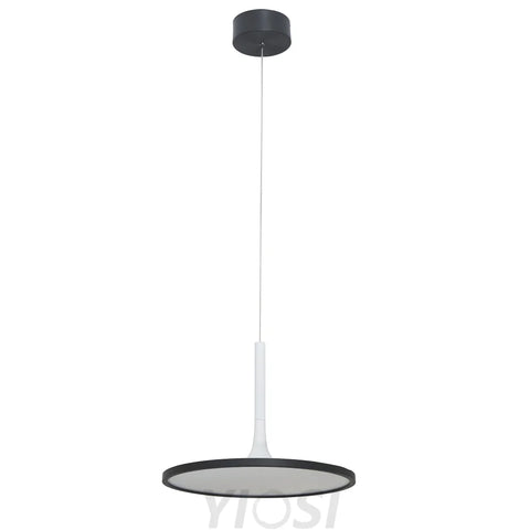 Modern Black & White Chandelier