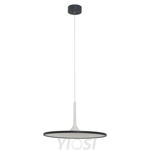 Modern Black & White Chandelier
