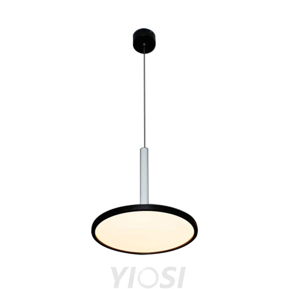 Modern Black & White Chandelier