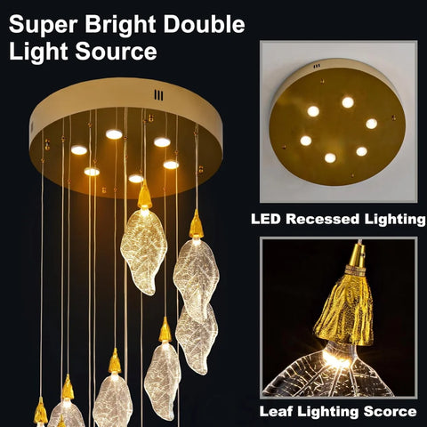 Modern blade-type Chandelier