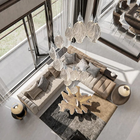 Modern blade-type Chandelier