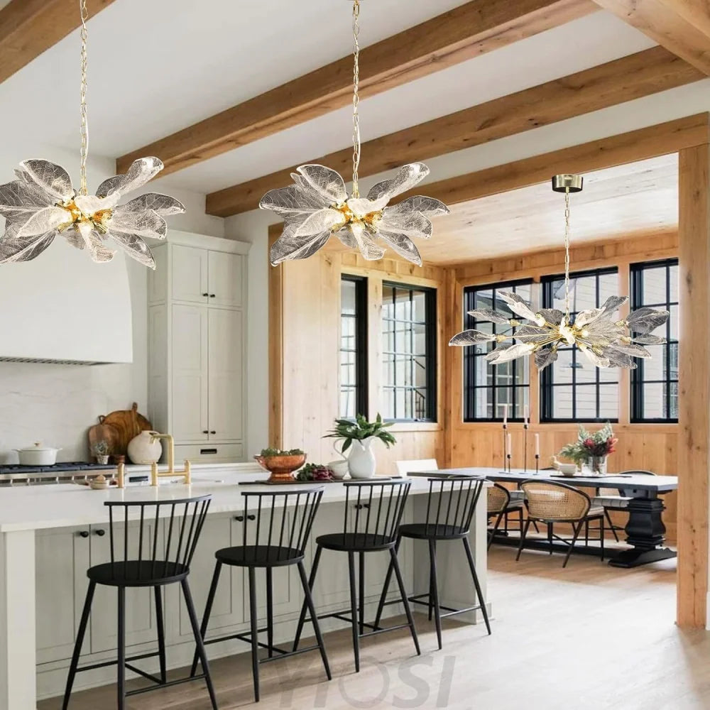 Modern blade-type Chandelier
