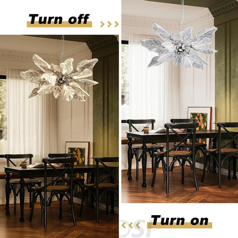 Modern blade-type Chandelier