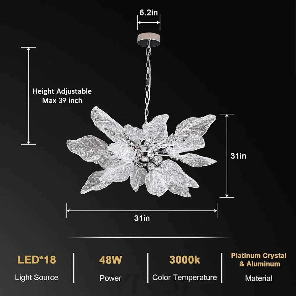 Modern blade-type Chandelier