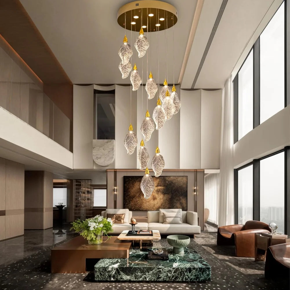 Modern blade-type Chandelier