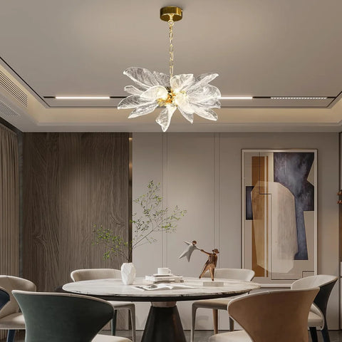Modern blade-type Chandelier