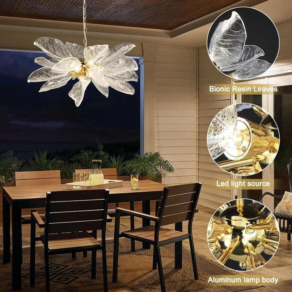 Modern blade-type Chandelier