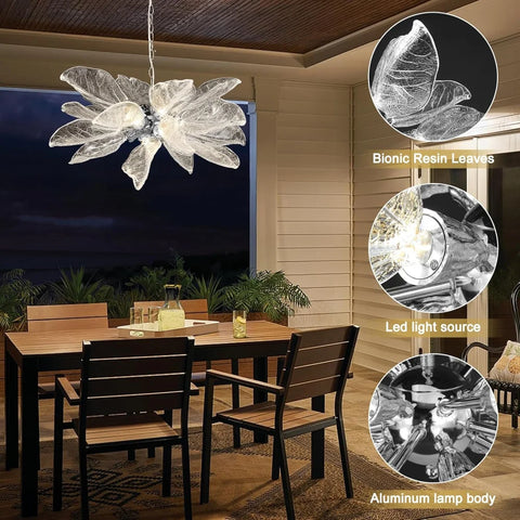 Modern blade-type Chandelier