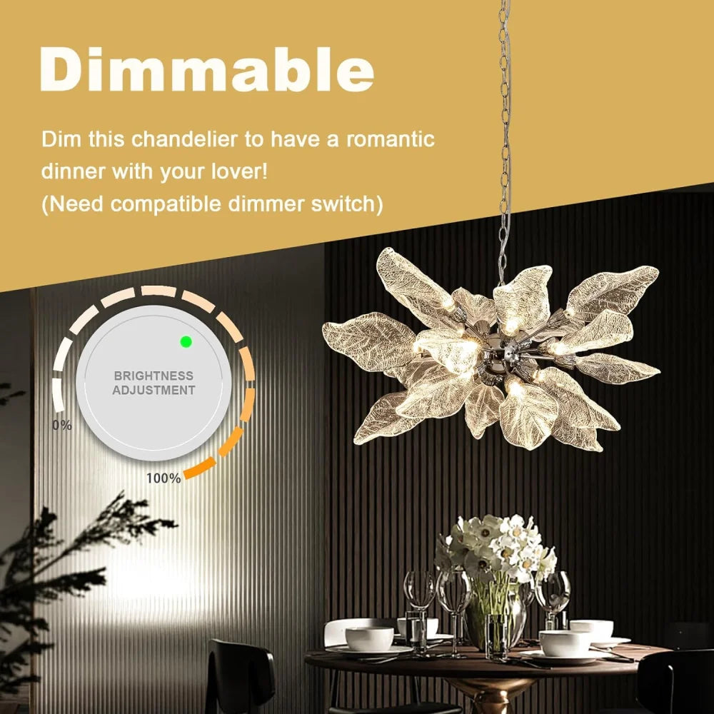Modern blade-type Chandelier