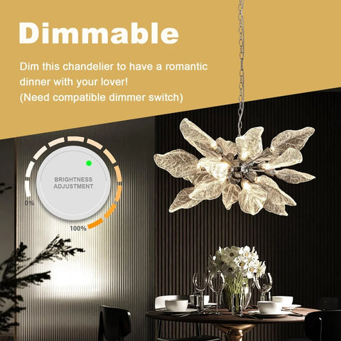 Modern blade-type Chandelier