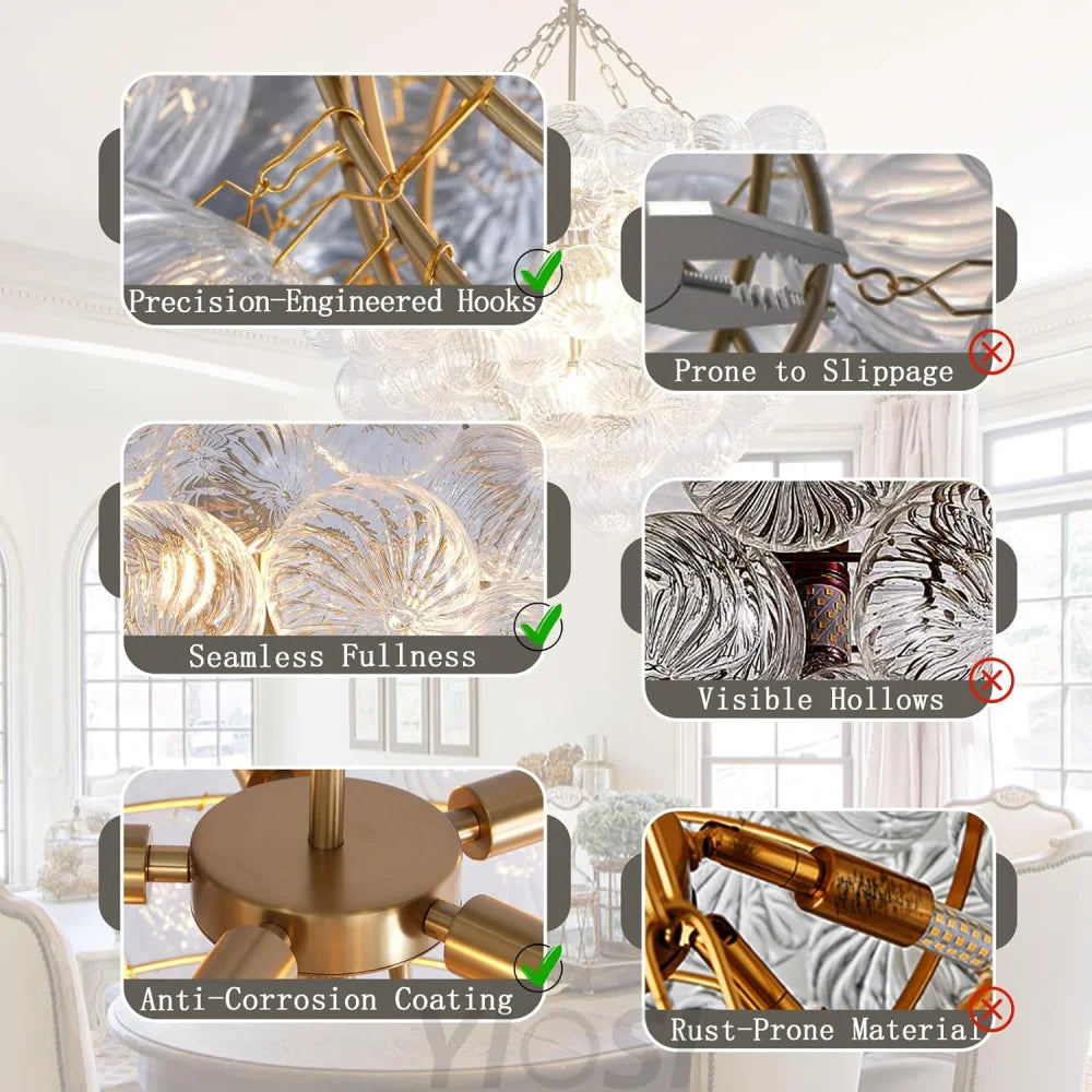 Modern Bubble Chandelier – A Perfect Blend of Modern and Antique Elegance