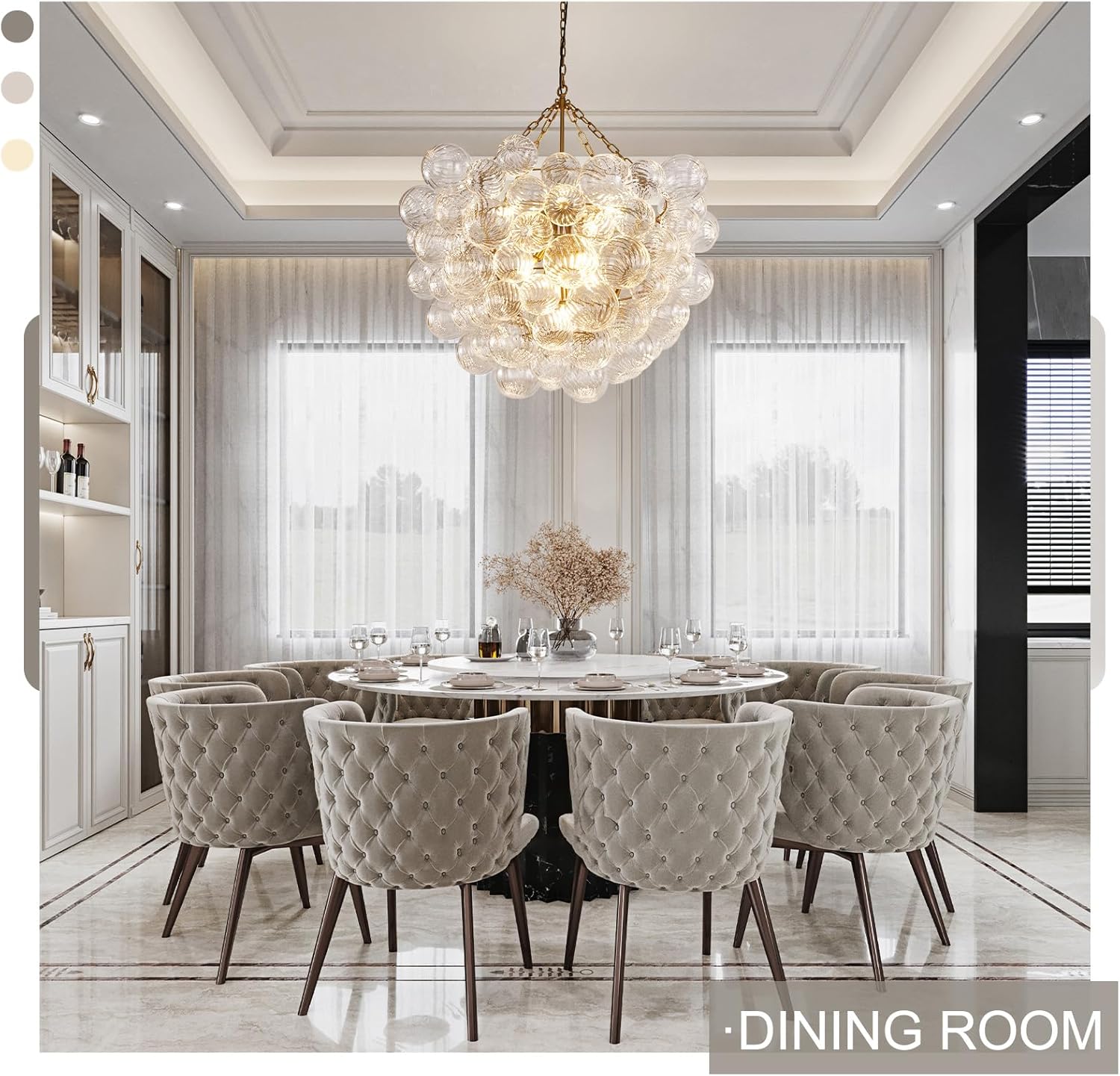 Modern Bubble Chandelier – A Perfect Blend of Modern and Antique Elegance
