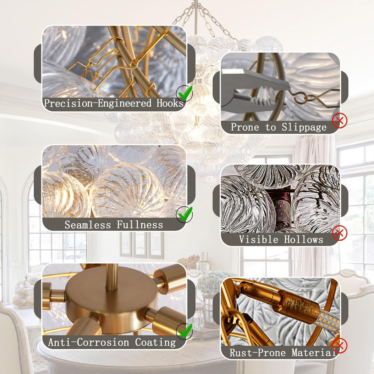 Modern Bubble Chandelier – A Perfect Blend of Modern and Antique Elegance