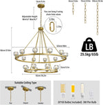 Modern Carriage Wheel Crystal Chandelier