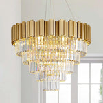 Modern circular K9 crystal chandelier