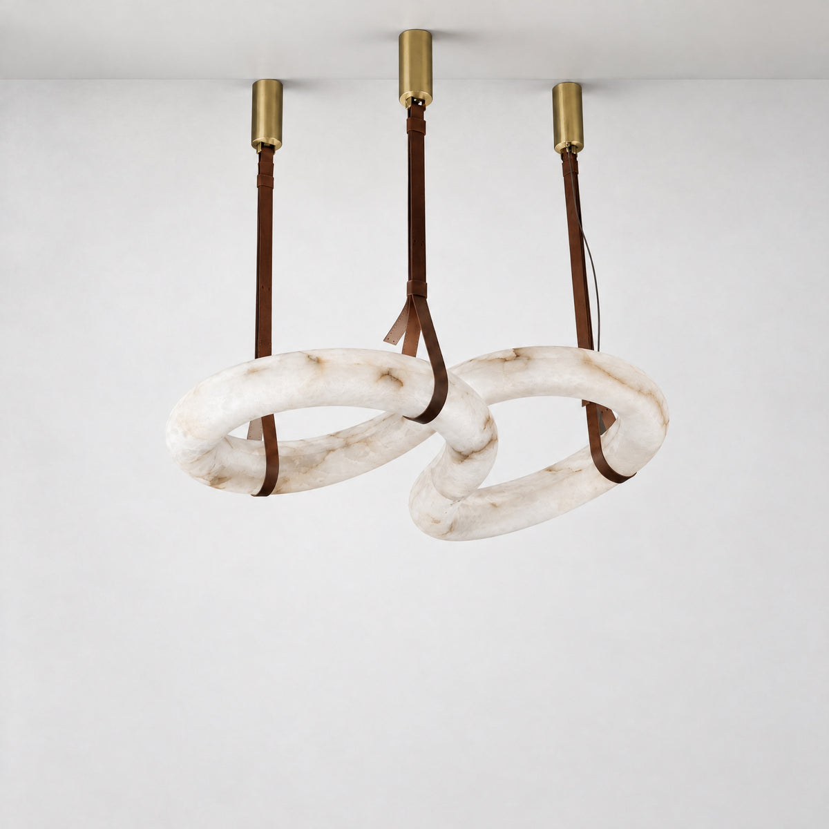 Modern Circular LED Pendant Chandelier – lights off