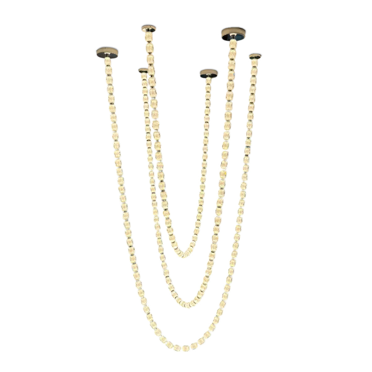 Modern Crystal Bead Chandelier
